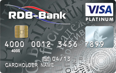 Visa Platinum в долларах и евро