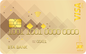 Visa Gold (EUR) от БТА Банка