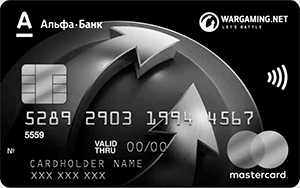 Карта Мир танков MasterCard World Альфа Банка